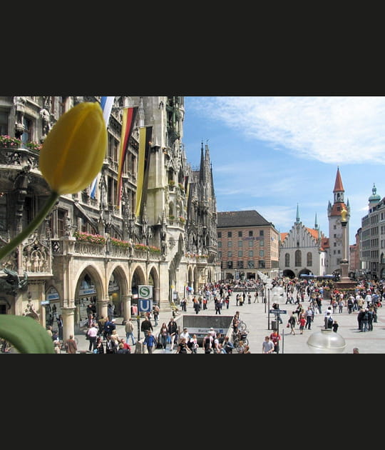 Place Sainte-Marie, Munich, Allemagne