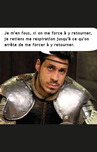 Vraiment pas motiv&eacute;...