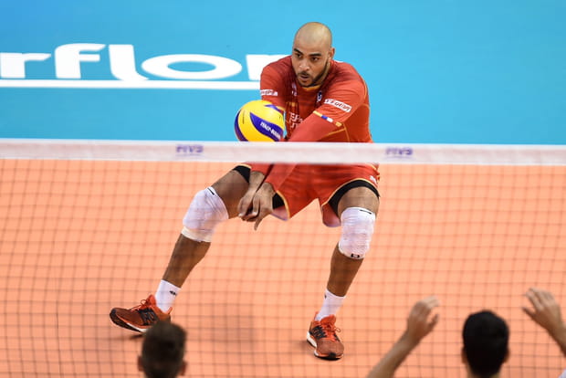 Le joueur de volley-ball Earvin Ngapeth