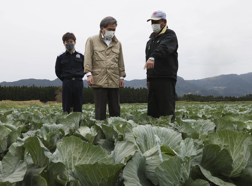 Les photos de l'&eacute;ruption du Mont Aso au Japon