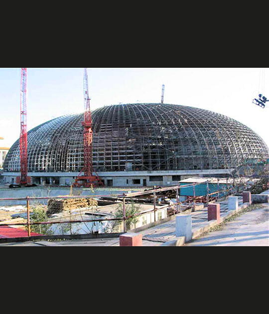 Vue g&eacute;n&eacute;rale des travaux en 2003