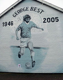 george best, héros en irlande du nord. 