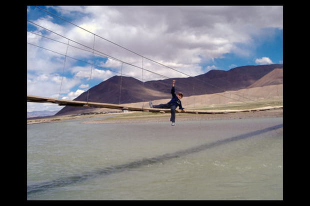 Dalier au-dessus des eaux
