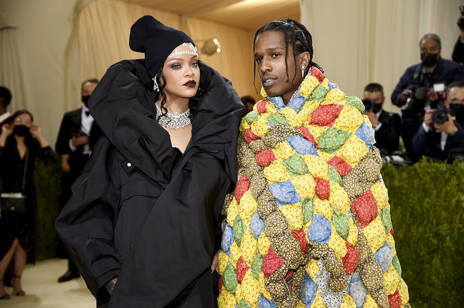 La chanteuse Rihanna et le rappeur A$AP Rocky