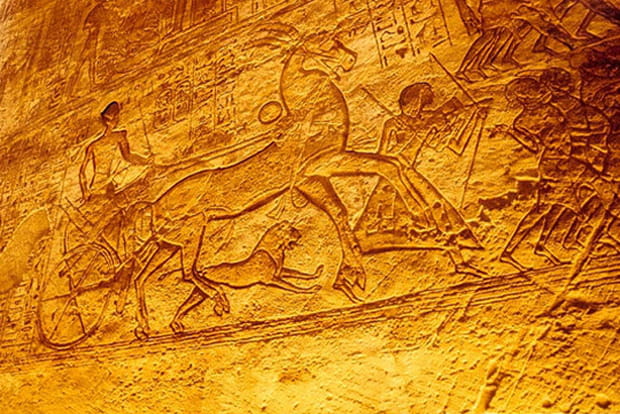 Toute une vie symbolisée par des hiéroglyphes