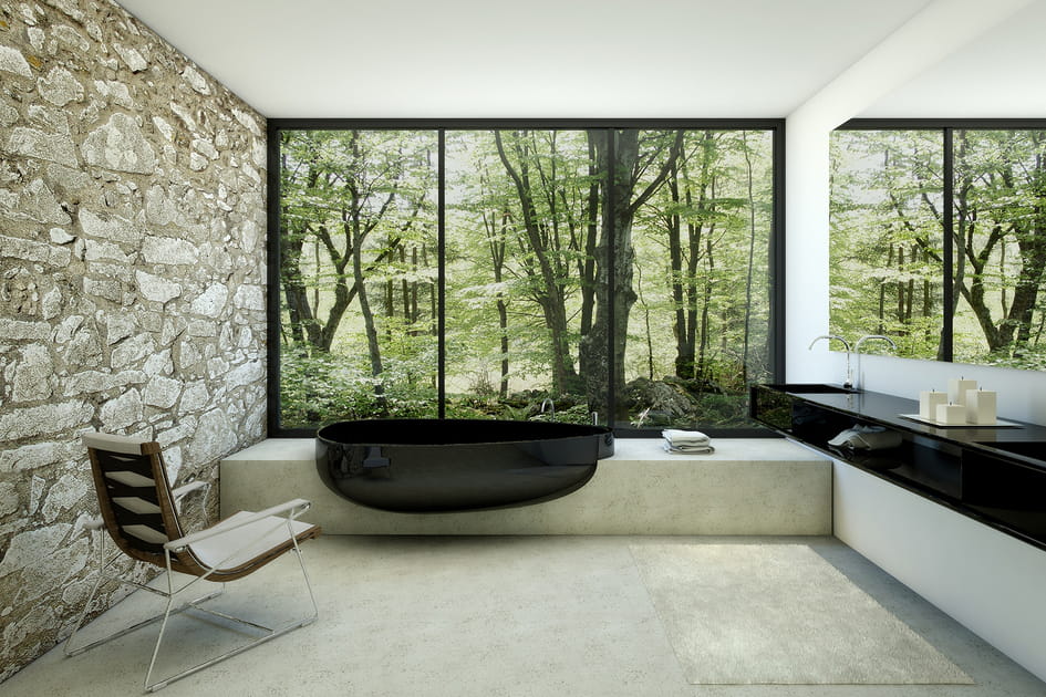 Un bain en pleine for&ecirc;t