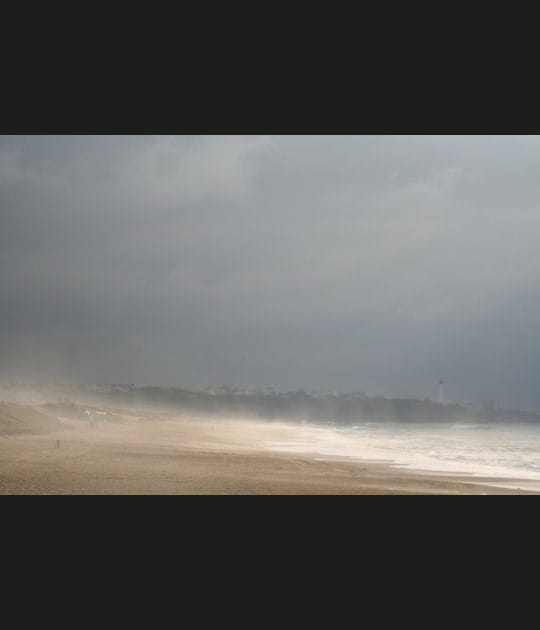 Jour de temp&ecirc;te aux Sables d'or