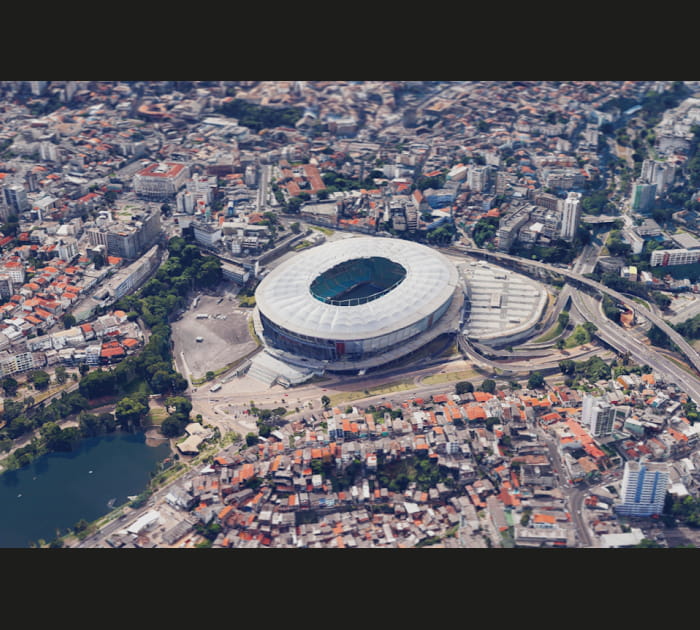 L'Arena Fonte Nova &agrave; Salvador