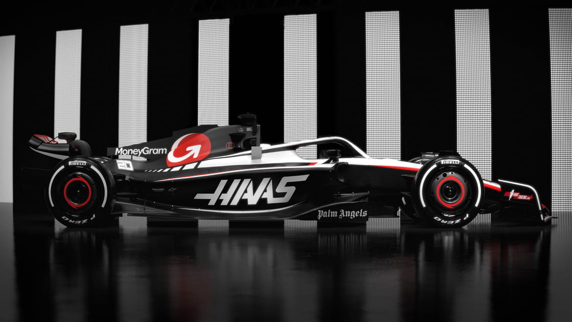 Haas F1&nbsp;Team&nbsp;: en rouge et noir