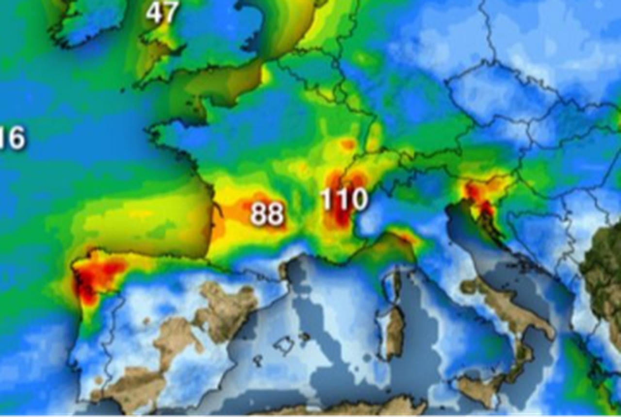 MÃ©tÃ©oÂ : la pluie est trÃ¨s abondante cette semaine, voici les dÃ©partements les plus...