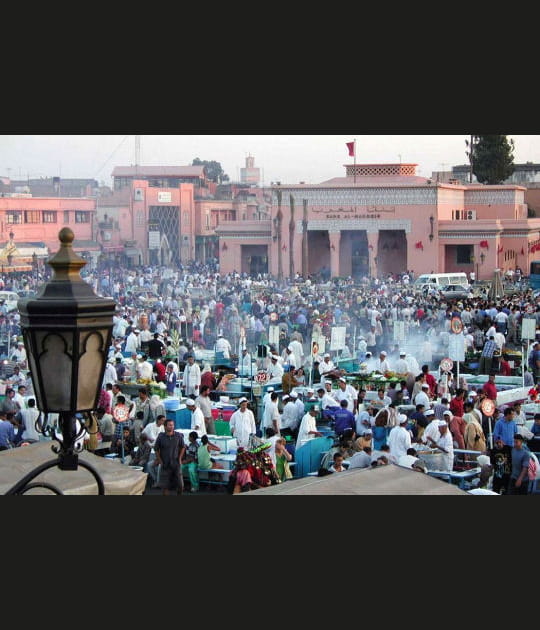 Place Jamaa el Fna, Marrakech, Maroc