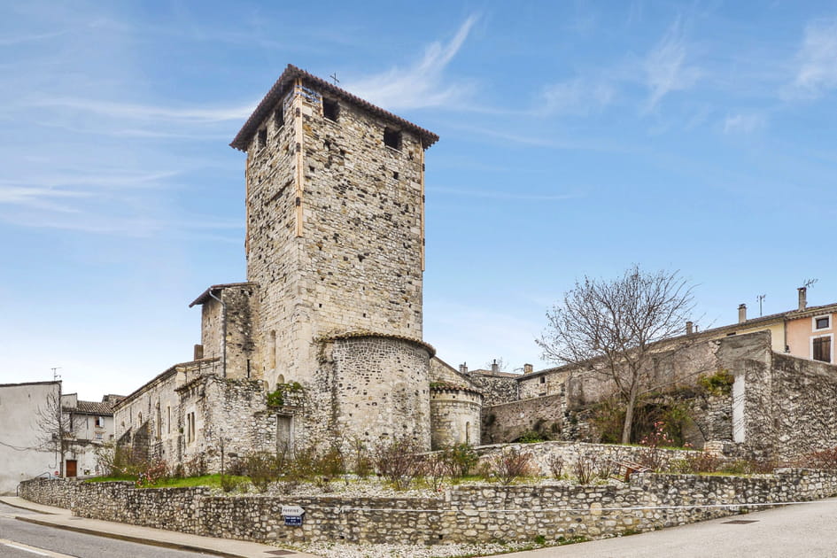 L'&eacute;glise Saint-&Eacute;tienne de M&eacute;las au Teil, Ard&egrave;che