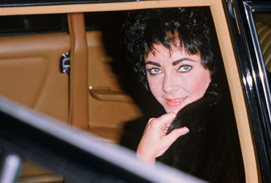 L'actrice Elizabeth Taylor de passage en Suisse