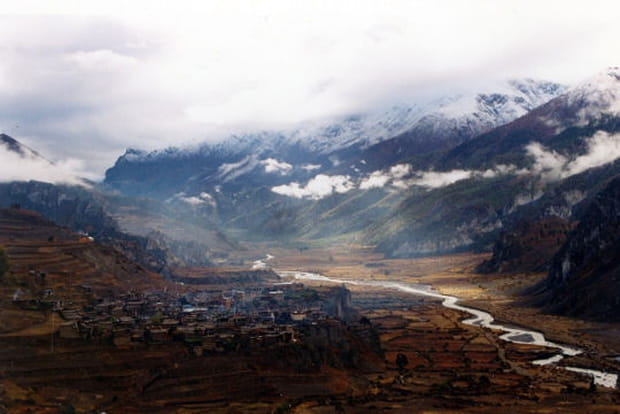 Manang dans la vallée
