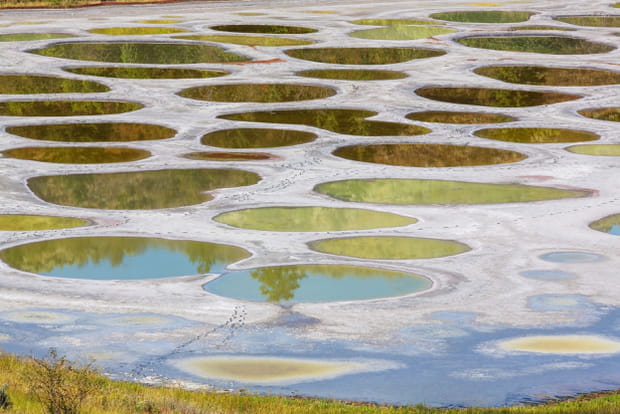 Le lac tacheté en Colombie-Britannique