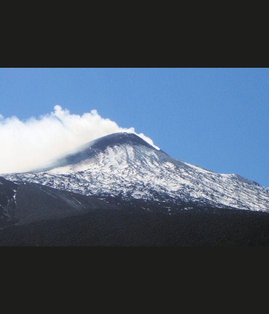 La face nord de l'Etna