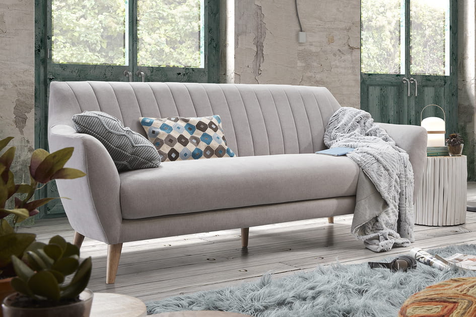 Un coussin tricot&eacute;