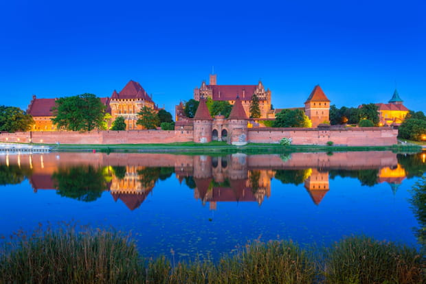 Le château de l'ordre Teutonique de Malbork, en Pologne