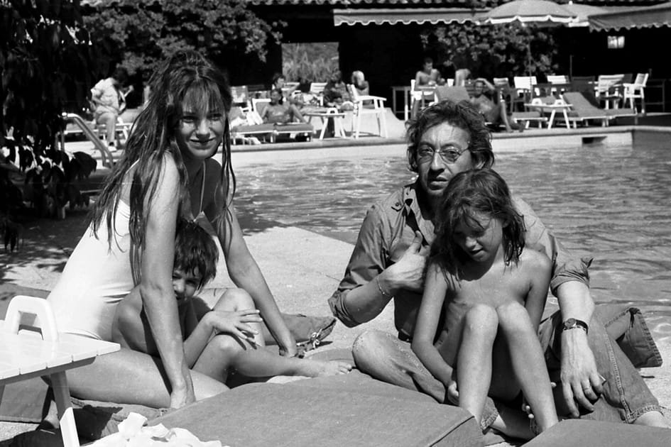 Les vacances en famille de Jane Birkin et Serge Gainsbourg