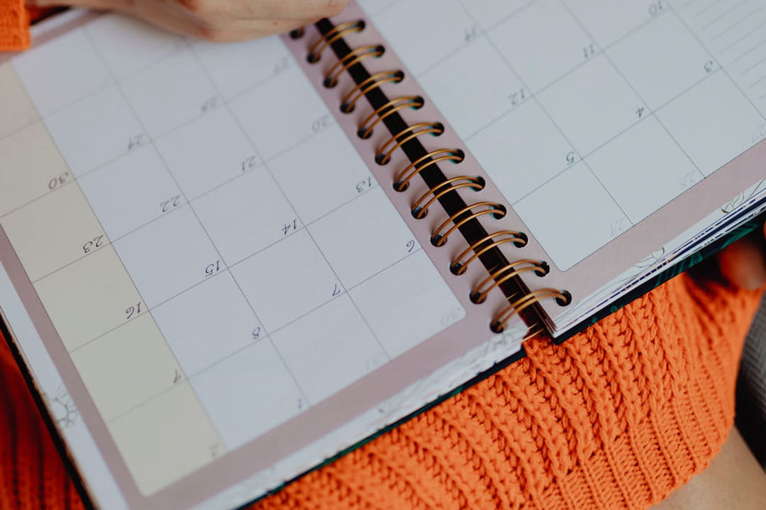 Etablir un planning sur 10 jours (1/2)