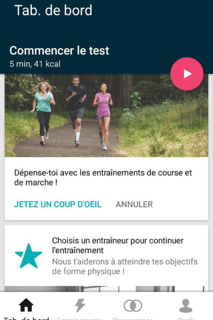 Fitbit Coach&nbsp;: Je me remets au sport&nbsp;!