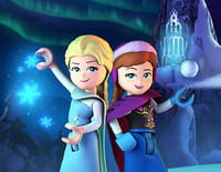 La reine des neiges : magie des aurores boréales