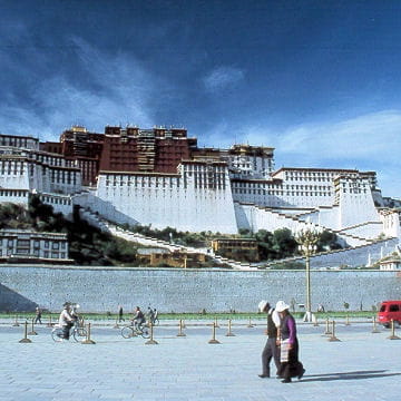 Au Tibet Le Palais Du Potala