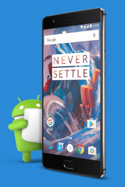 Android Marshmallow 6.0.1 fa&ccedil;on Oxygen OS de OnePlus