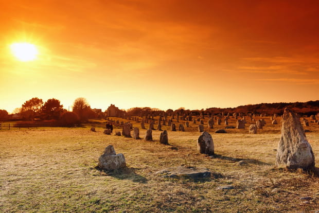 Carnac et ses lueurs automnales à la Toussaint