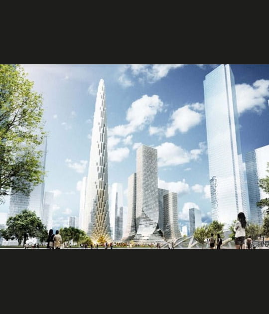 Le Rose Rock International Finance Center &agrave; Tianjin