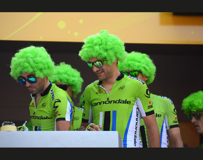 Le maillot vert en f&ecirc;te