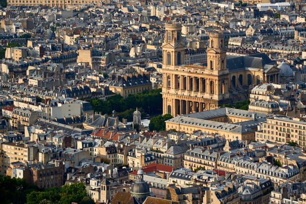 L'église Saint-Sulpice vue de Montparnasse