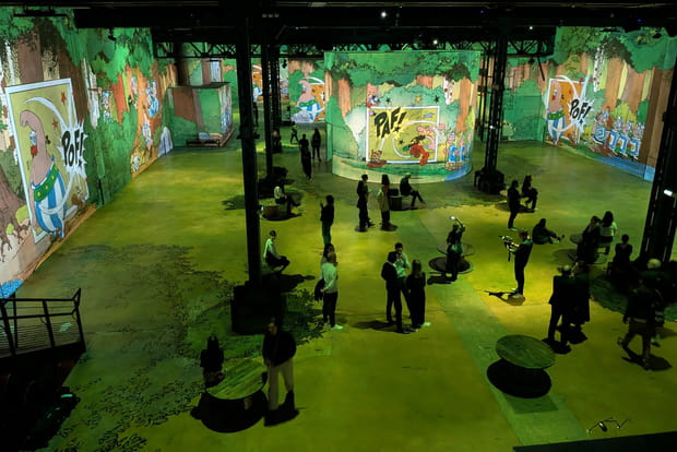 "Astérix, le voyage immersif" à l'Atelier des Lumières en images