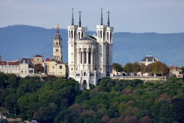 La basilique Notre-Dame de Fourvière à Lyon