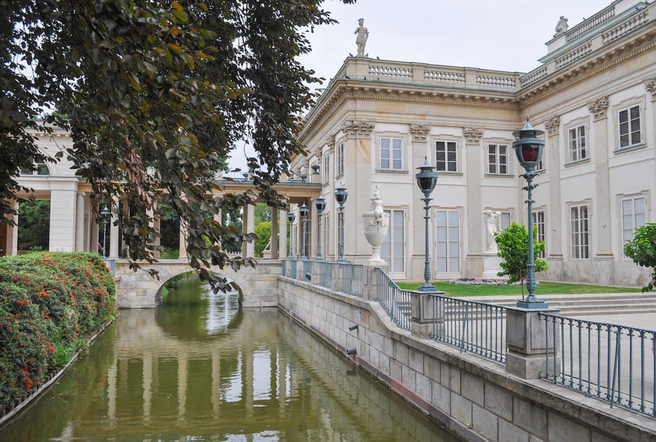 Le palais sur l&rsquo;eau de Lazienki &agrave; Varsovie