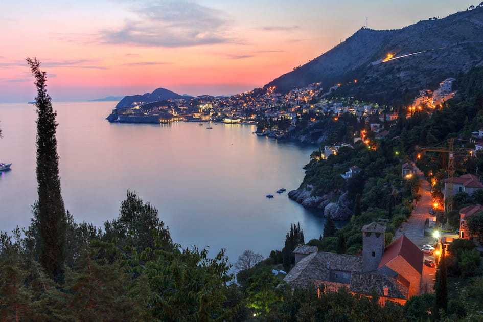 La vieille ville de Dubrovnik en Croatie