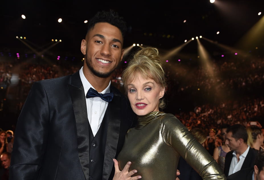 Le boxeur Tony Yoka et Arielle Dombasle