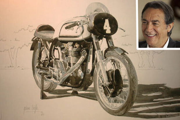 Richard Berry roule en Norton