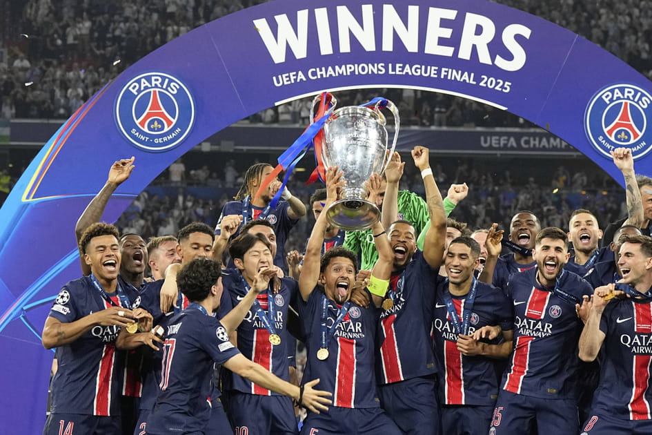Les plus belles images de la finale PSG - Inter