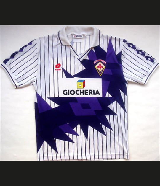 Maillot de la Fiorentina en 1991