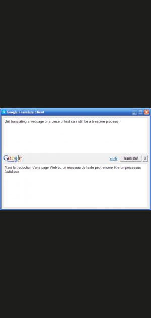 Google traduction sur votre PC