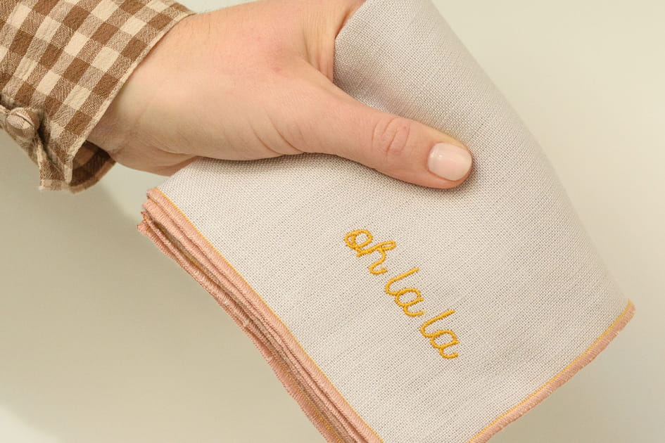 Du linge de maison personnalis&eacute;