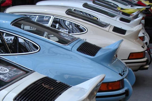 Rangée de Porsche
