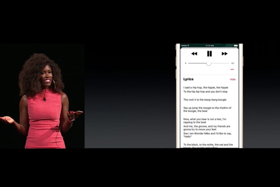 Apple Music souffle les paroles
