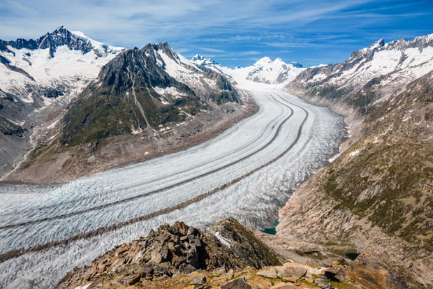 Le glacier d'Aletsch