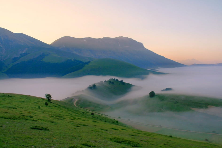 Les monts Sibyllins en Italie