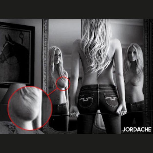 Heidi Klum sans t&eacute;tons