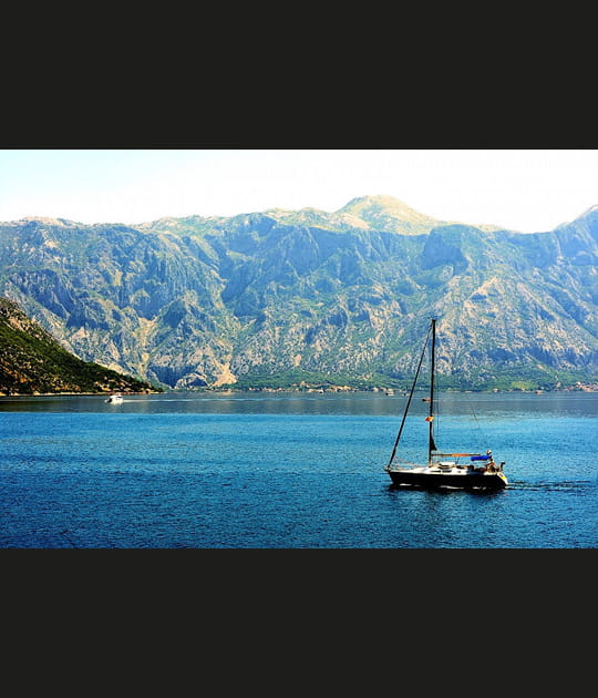 Dans la baie de Kotor