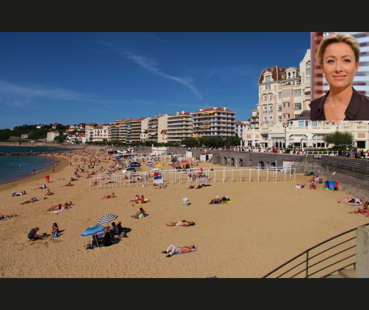 Anne-Sophie Lapix &agrave; Saint-Jean de Luz