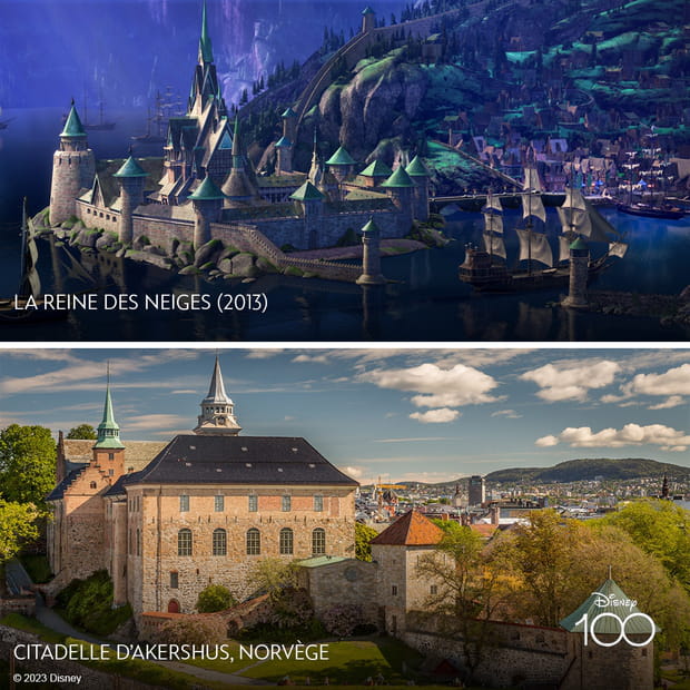Ces lieux ont inspiré les studios Walt Disney et vous pouvez les visiter : Forteresse d'Akershus dans "La Reine des neiges"